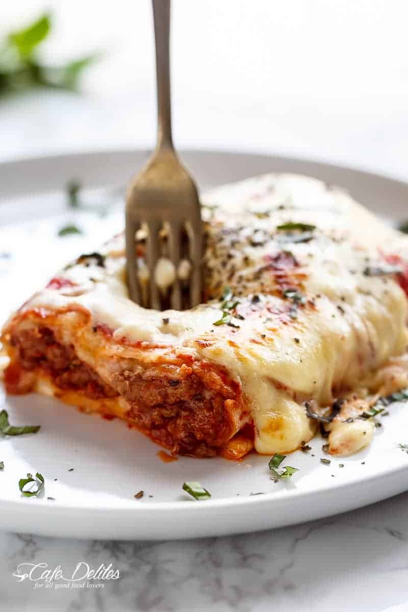 Best of Both Worlds: Cheesy Lasagna Burrito Recipe